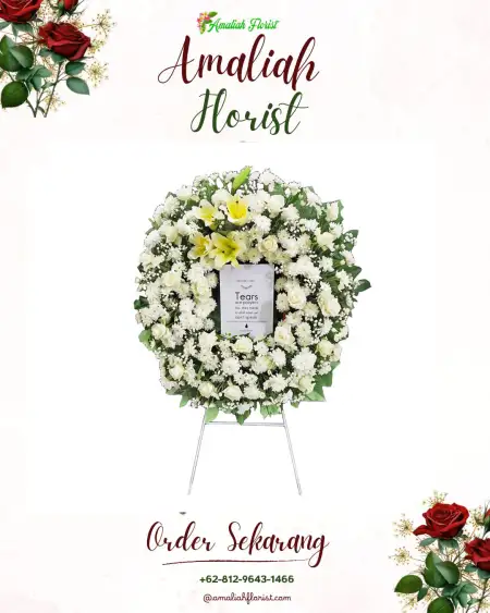 Krans Bunga Duka Damai